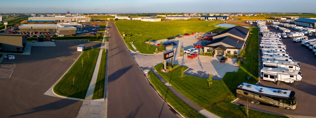 a flyover of Bakker Landing for Infrastructure Design Group Inc. of South Dakota